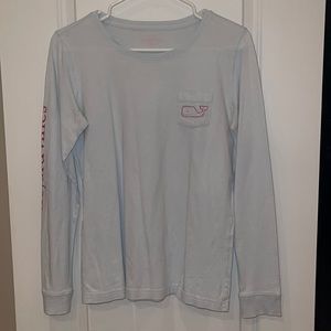 Vineyard Vines Blue Long Sleeve Tee